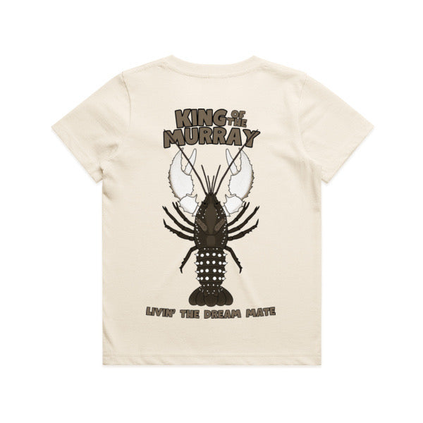 Kids KING OF THE MURRAY Tee - Ecru