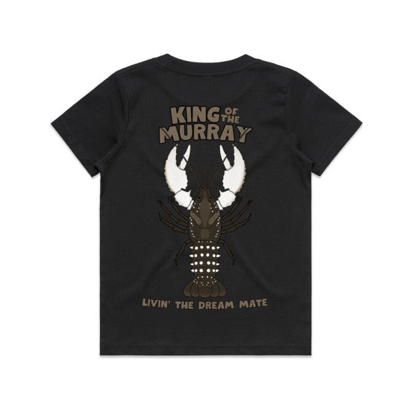 Kids KING OF THE MURRAY Tee - Black