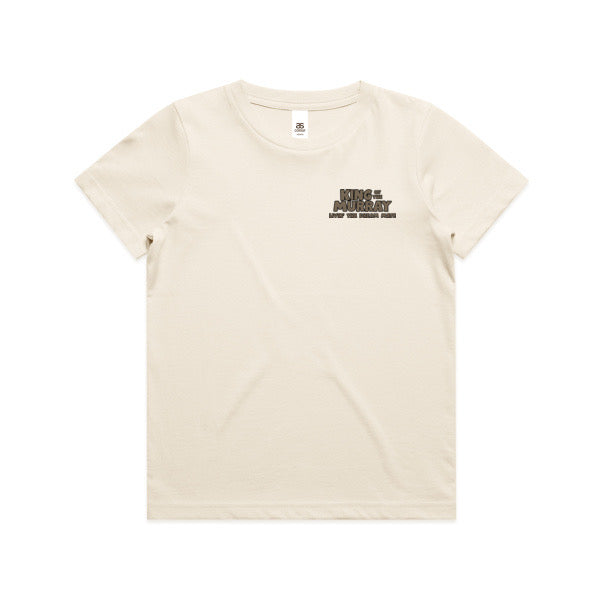 Kids KING OF THE MURRAY Tee - Ecru