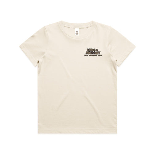 Kids KING OF THE MURRAY Tee - Ecru