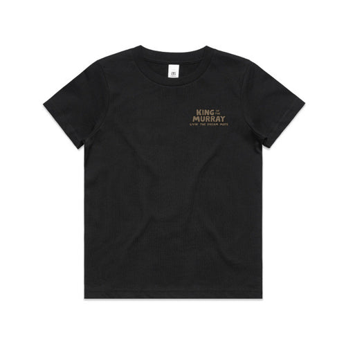 Kids KING OF THE MURRAY Tee - Black