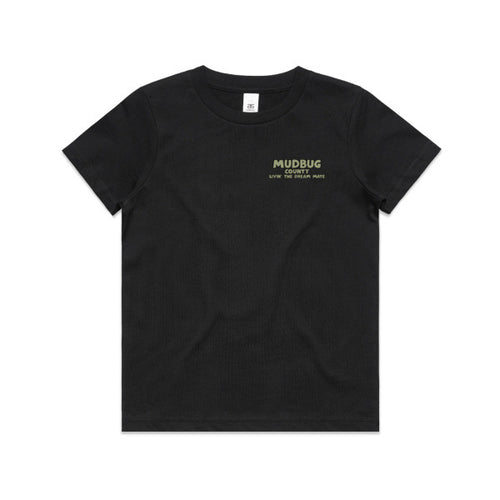 Kids MUDBUG Tee - Black